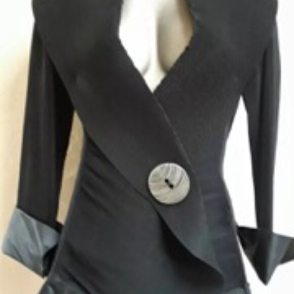 NWT Vintage IPSE New Wave Pleated Blazer Jacket - Picture 1 of 12